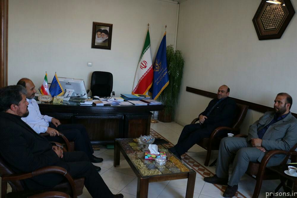 دیدار رئیس سازمان بسیج کارمندان استان سمنان با مدیرکل اداره زندان ها