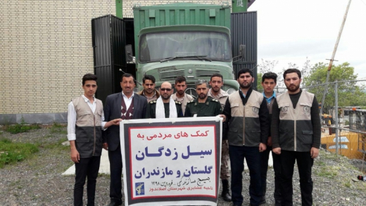 ارسال چهارمین محموله کمک‌های مردمی شهرستان اصلاندوز به سیل زدگان کشور