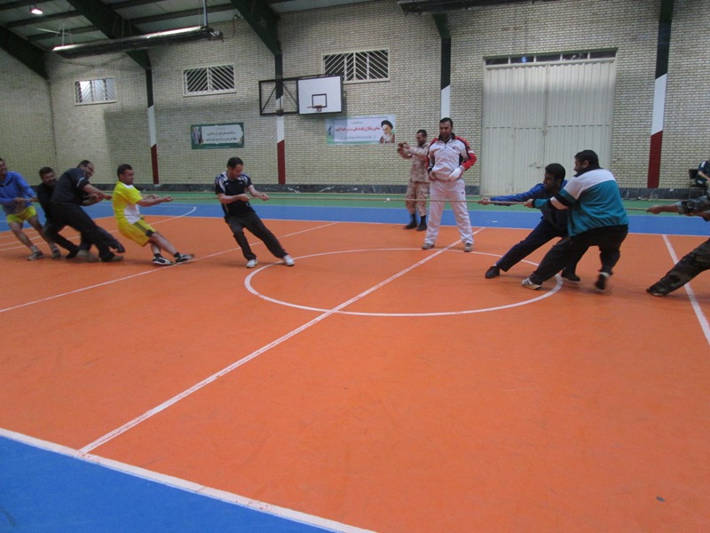 برگزاری مسابقات ورزشی در بین کارکنان سپاه ناحیه اردبیل