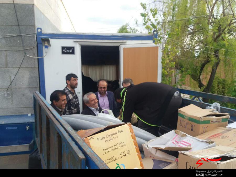 محموله کمک‌های مردمی شهرستان ساوجبلاغ به مناطق سیل‌زده گلستان ارسال شد