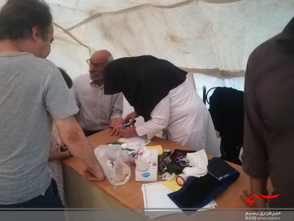 برگزاری ویزیت رایگان پزشکی جهت ساکنین منطقه پیک شهرستان فردیس