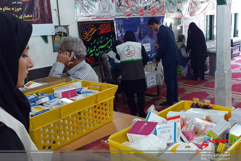 خدمات رسانی پزشکان جهادگر در مناطق محروم بخش عنبران