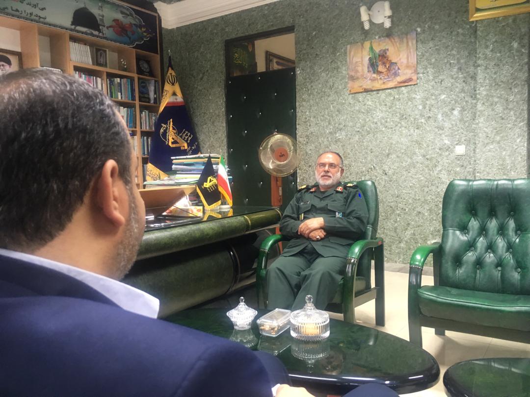 آمادگی سپاه پاسداران استان مازندران برای افزایش همکاری با سازمان بسیج حقوق دانان