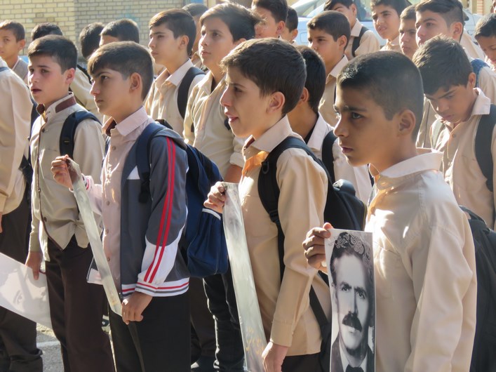 مراسم زنگ مهر و ایثار و صبحگاه مشترک دانش آموزی درزرندیه مراسم زنگ مهر و ایثار و صبحگاه مشترک دانش آموزی درزرندیه