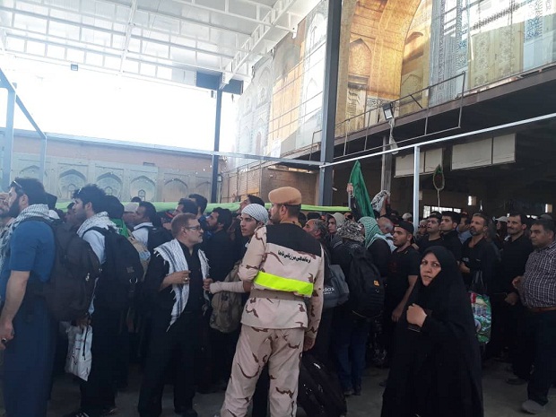 تردد زائرین اربعین حسینی از مرز مهران