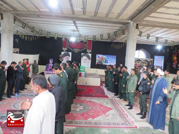 مراسم هفتمین روز خاکسپاری شهید گمنام در بندر عامری برگزار شد