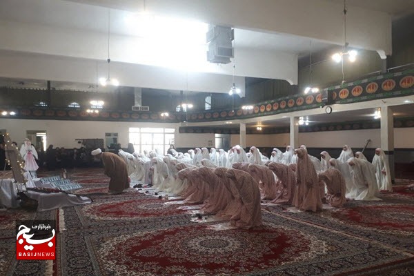 برگزاری جشن عبادت بسیجیان پایگاه زکیه حوزه حضرت معصومه(س) صالح آباد