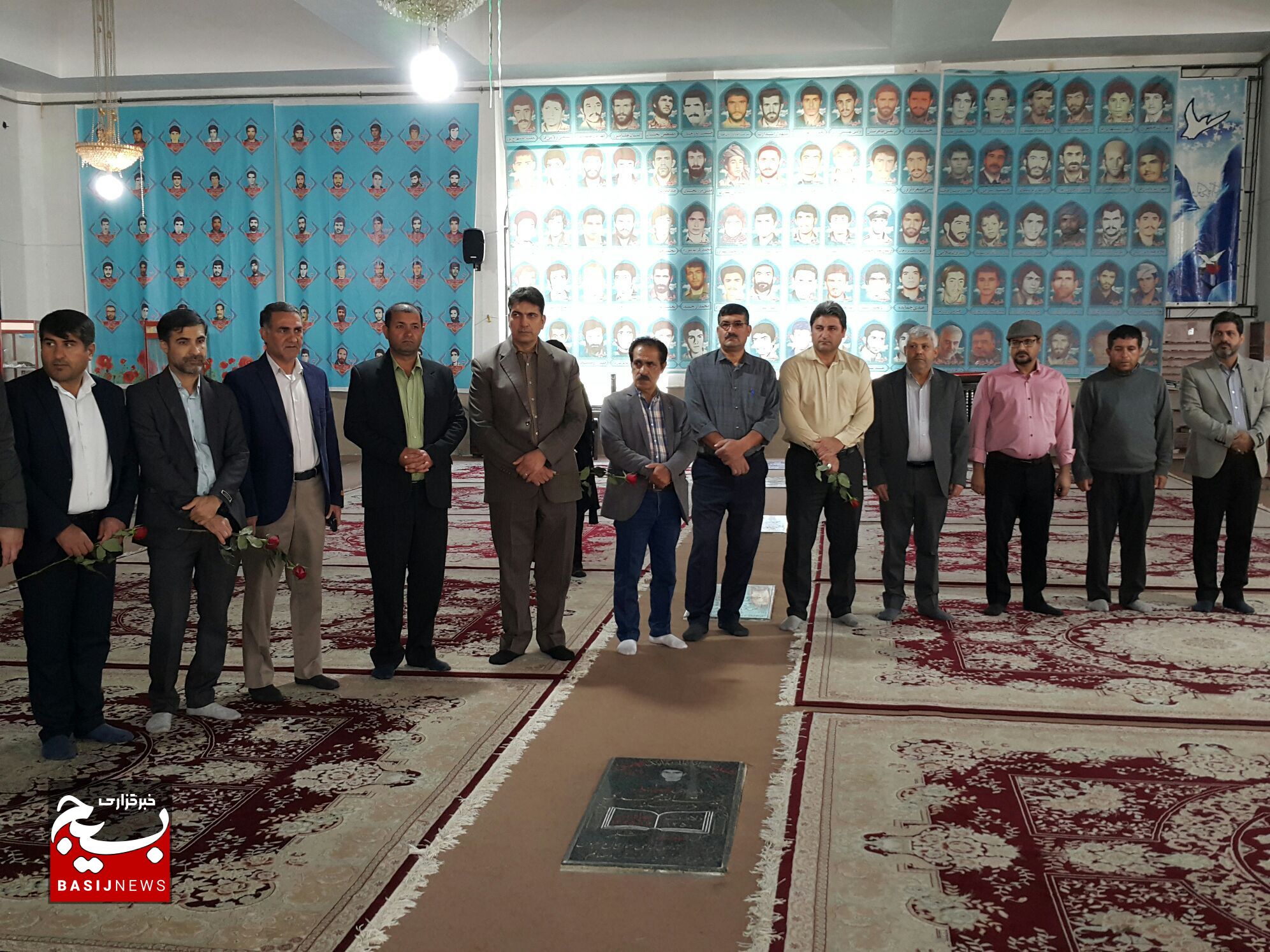 تجدید میثاق مسئولان سلامت استان با شهدای شهر یاسوج