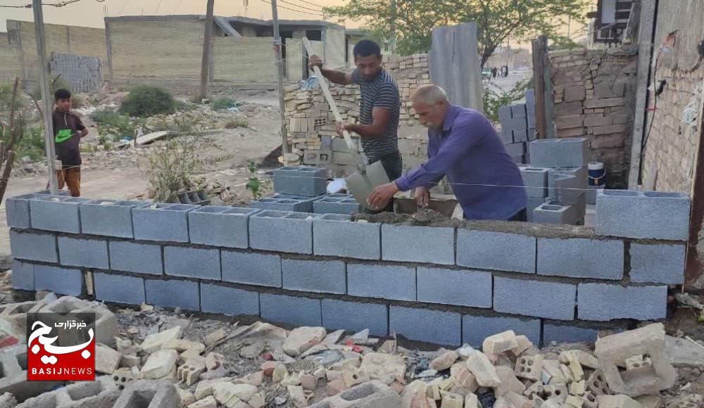 کمک های جهادی جهادگران در مناطق کم برخوردار خوزستان