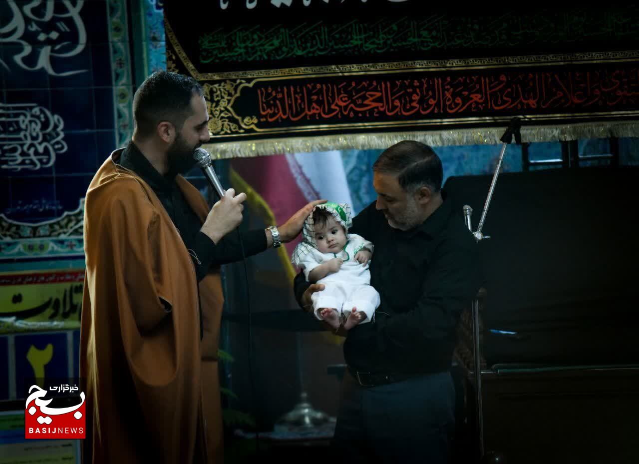 برگزاری مراسم شیرخوارگان حسینی در شهر کوهسار+تصاویر