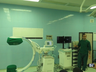 راه اندازی دستگاه سی آرم اتاق عمل بیمارستان بهار شاهرود