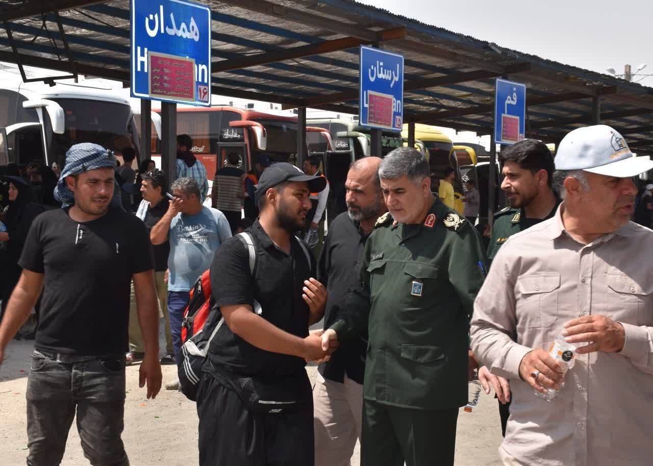 اختصاص یک هزار دستگاه اتوبوس برای انتقال زائرین در مرز مهران