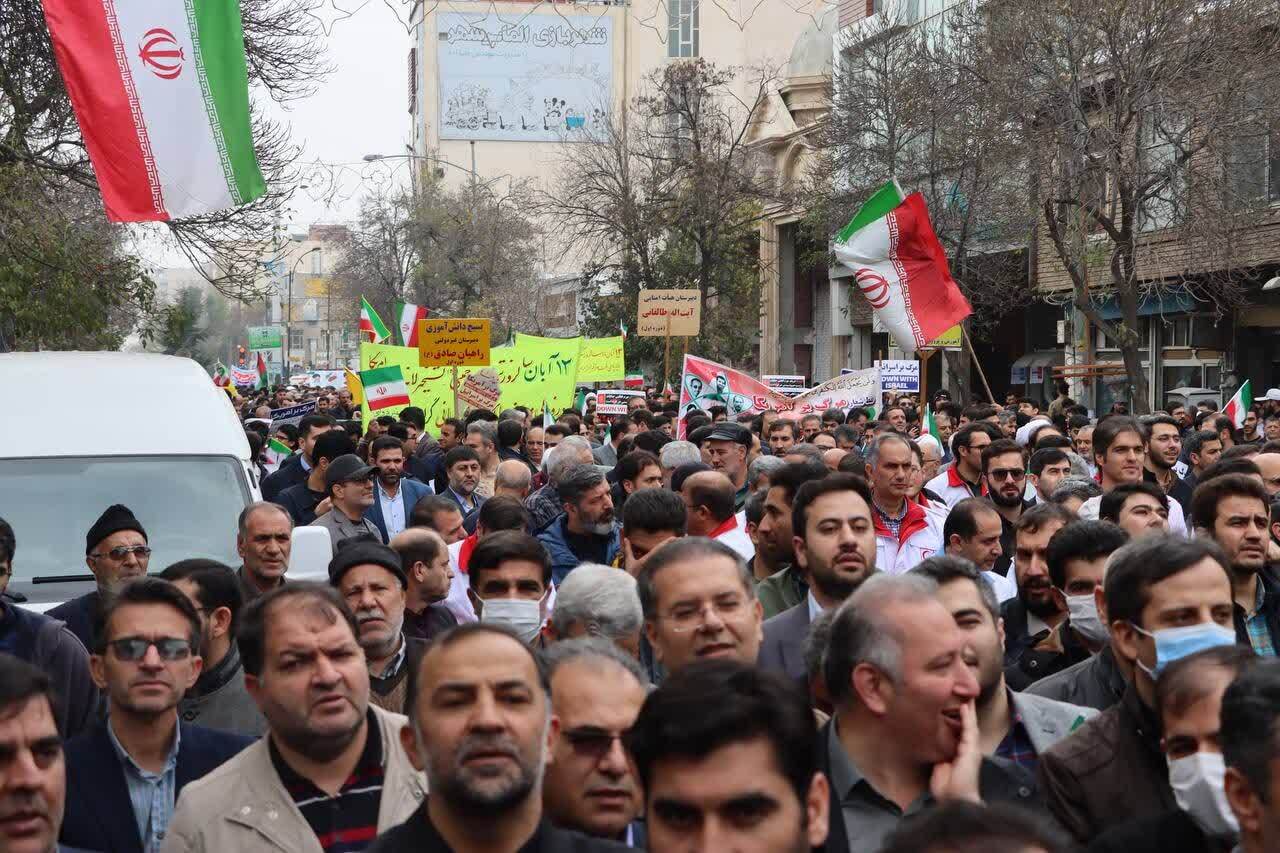 راهپیمایی استکبارستیزی دارالارشاد اردبیل در 13 آبان