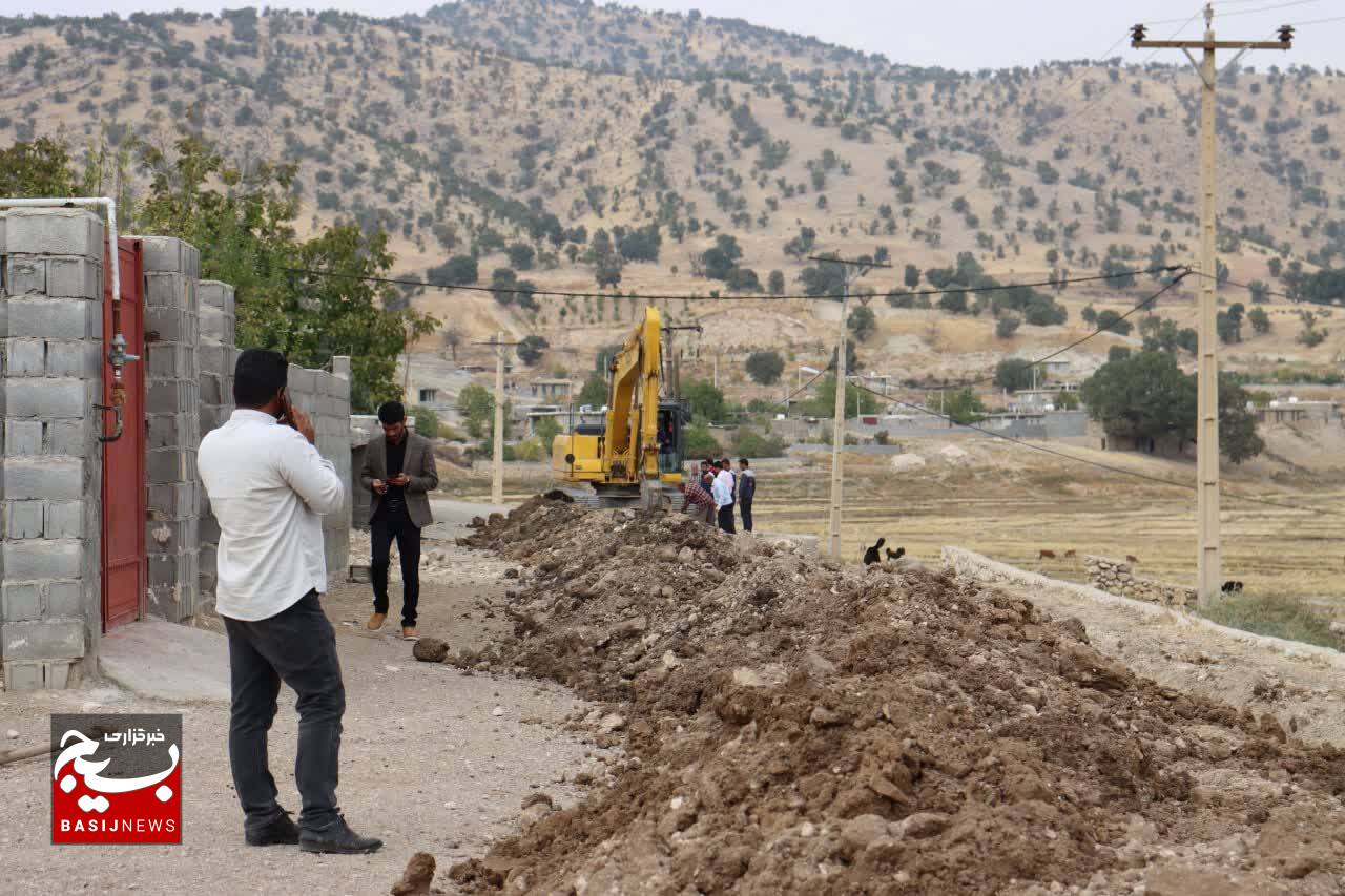 عملیات آبرسانی به روستای ساران شهرستان بویراحمد آغاز شد