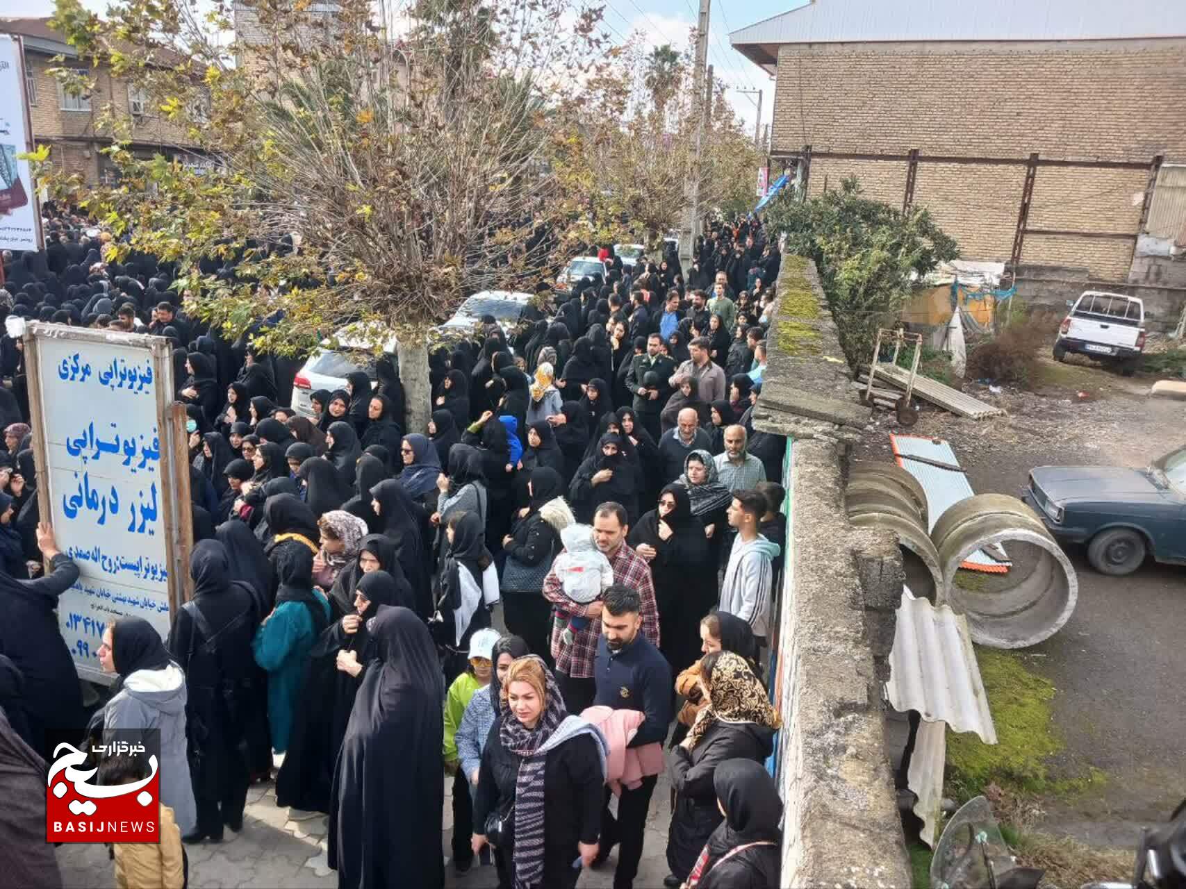 مراسم تشییع و تدفین شهید مدافع امنیت در املش