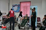 اهدای ۳۵ واحد خون توسط کارکنان و بسیجیان سپاه ناحیه زهک