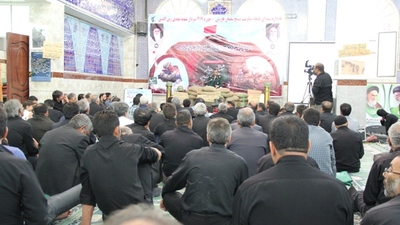 حضور پرشور مردم ولایی و شهید پرور در مراسم یادواره شهدا