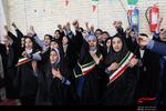 اجرای گروه سرود مدرسه عدالت در بین نماز جمعه ۲۲ بهمن ماهدشت