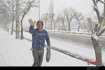 بارش اولین برف پاییری در اردبیل