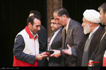 آیین نکوداشت خدمات داوطلبانه جمعیت هلال احمر استان اردبیل