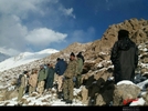 تلاش تیم های امداد نجات سپاه و بسیج جهت یافتن لاشه هواپیمای مسافربری