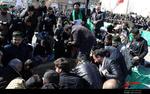 تشییع پیکر دو شهید گمنام در مهرشهر