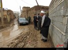  افتتاح خانه محروم در روستای مزرعه صوفیان زیر بارش باران