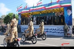 رژه نیروهای مسلح در میانه به مناسبت روز ارتش
