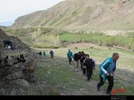 صعود کارکنان سپاه سراب به ارتفاعات کتیبه رازلیق 