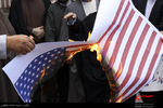 تجمع طلاب و روحانیون اردبیل در رابطه با بد عهدی آمریکا