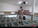 غبار روبی حسینیه سپاه آذرشهر در آستانه ماه رمضان 
