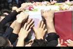 تشییع پیکر شهید محبوب قربانی در اردبیل