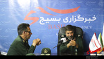 حضور مسئول روابط عمومی سپاه پاسدارن در خبرگزاری بسیج اردبیل