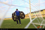 تمرین تیم فوتبال سایپا در شهرستان نیر اردبیل