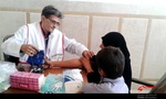 کاروان سلامت هلال احمر آذربایجان شرقی در بخش کورین سیستان و بلوچستان 