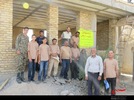 بازدید مسئول امنیت ملی ستاد کل نیروهای مسلح از گروه جهادی در روستای سیلگرد 
