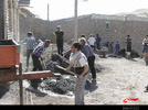 ساخت خانه محروم با مشارکت گروه‌های جهادی کوثر در روستای پیربداغ