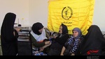 رزمایش بانوان جهادگری آذرشهری در عرصه درمان 
