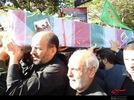 تشییع 9 شهید گمنام در تبریز 