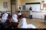 ارائه خدمات رایگان پزشکی در مدارس دخترانه میانه 