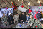 بازدید نماینده ولی فقیه در استان از نمایشگاه دفاع مقدس اردبیل