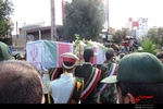 برگزاری آیین تشییع و تدفین شهید عبدالهی در میانه 