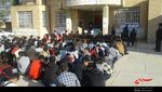 زنگ ایثار و شهادت و صبحگاه مشترک دانش آموزی در شهرستان چگنی