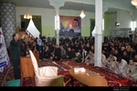 برگزاری آیین سومین سالگرد شهید مدافع حرم طالبی در مرند 