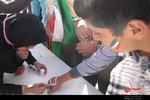 انزجار کودکان در راهپیمایی با نقاشی 