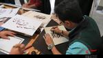 برگزاری نمایشگاه خوشنویسی و نقاشی کانون بسیج هنرمندان اسکو 