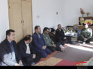 دیدار فرمانده سپاه ناحیه کوثر با خانواده شهید بهرامی
