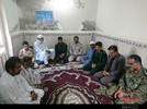 دیدار فرمانده سپاه شهرستان چابهار با خانواده شهید چاردیواری