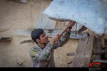 خدمات رسانی با محوریت بسیج البرز به سیل زدگان روستاهای گمیشان در گلستان
