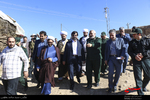 بازدید مسئولان استانی از پروژه های عمرانی قرارگاه پیشرفت و آبادانی اردبیل